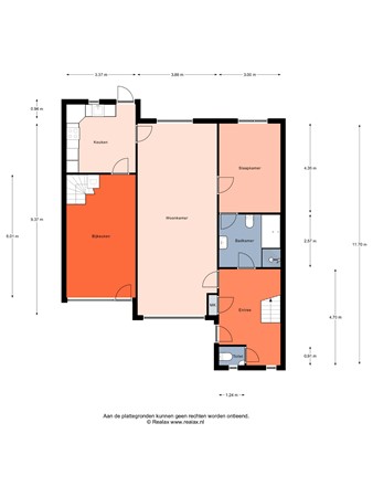 Floorplan - Sluisweg 56, 3751 BP Bunschoten-Spakenburg